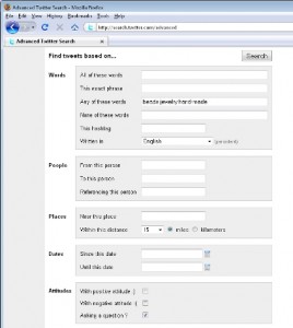 twitter advanced search